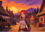 create professional static pixel art game backgrounds